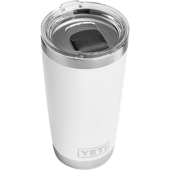 Yeti Rambler 20 oz Tumbler White w Magslider Lid
