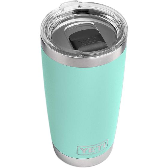 Yeti Rambler 20 oz Tumbler Seafoam w Magslider Lid