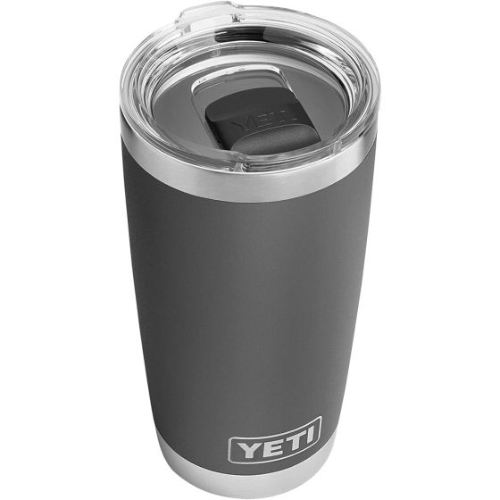 Yeti Rambler 20 oz Tumbler Charcoal w Magslider Lid