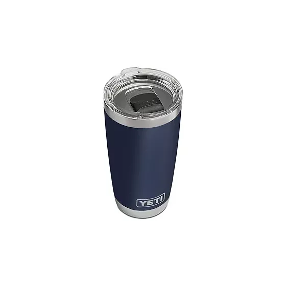 Yeti Rambler 20 oz Tumbler Navy w Magslider Lid