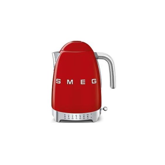 Smeg 50's Retro Style Aesthetic Variable Temperature Kettle-Red