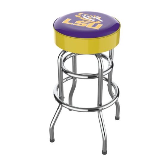 Louisiana State University Chrome Bar Stool