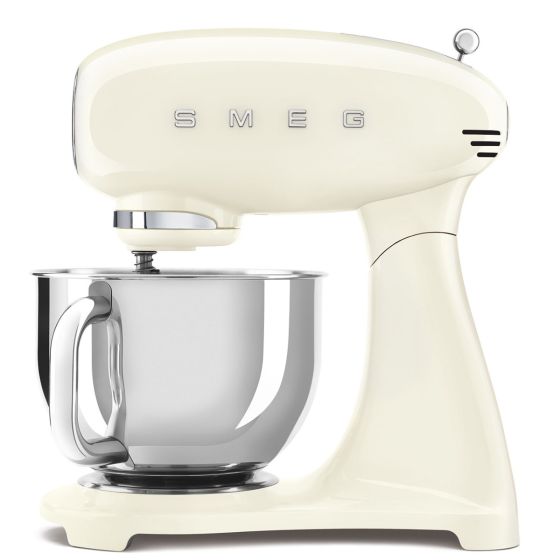 Smeg 50's Retro Style Aesthetic Stand Mixer - Full Color Body-Cream
