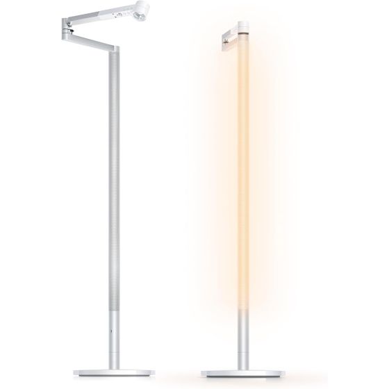 Solar cycle Morph CF06 Floor Light White/Silver