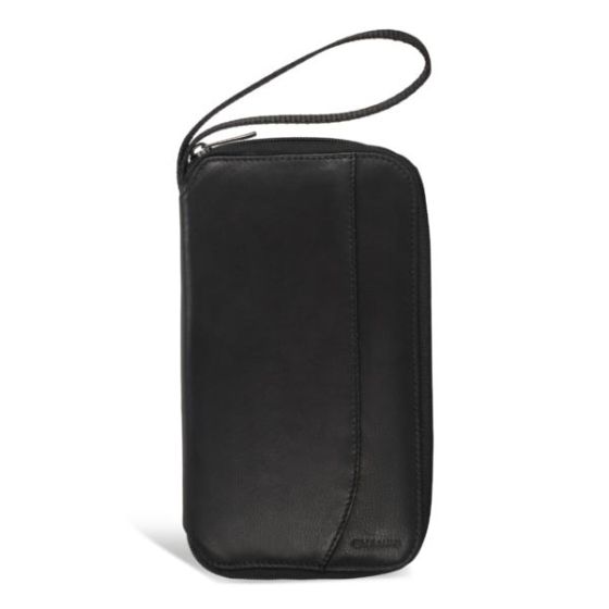 Onyx Leather Multi Passport Case Size 5.5