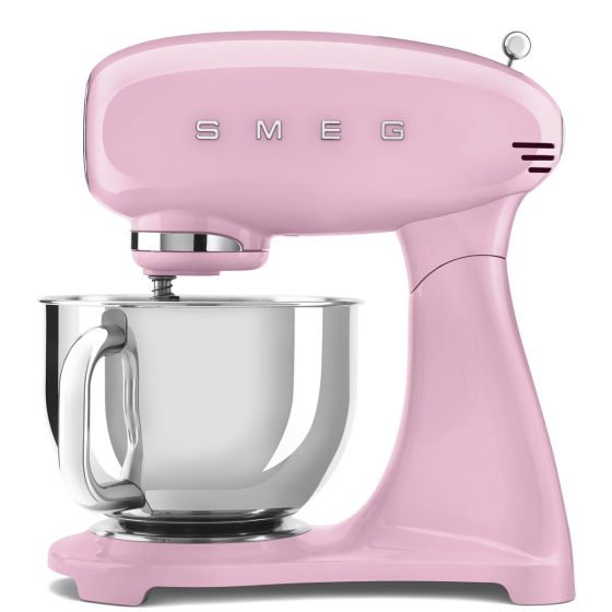 Smeg 50's Retro Style Aesthetic Stand Mixer - Full Color Body-Pink