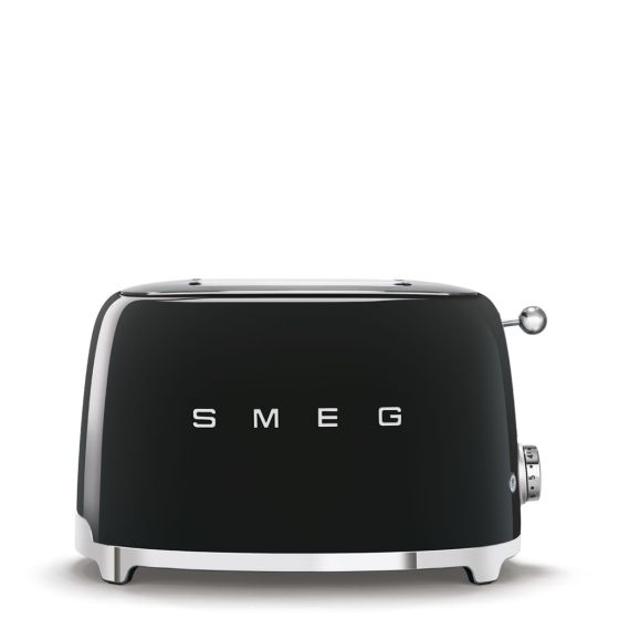 Smeg 50's Retro Style Aesthetic 2 Slice Toaster-Black