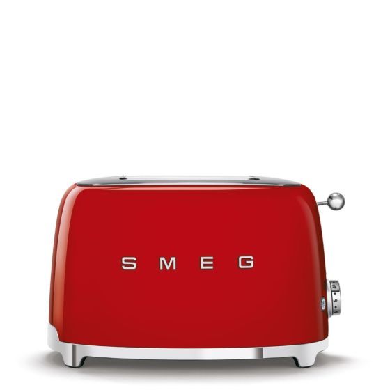 Smeg 50's Retro Style Aesthetic 2 Slice Toaster-Red