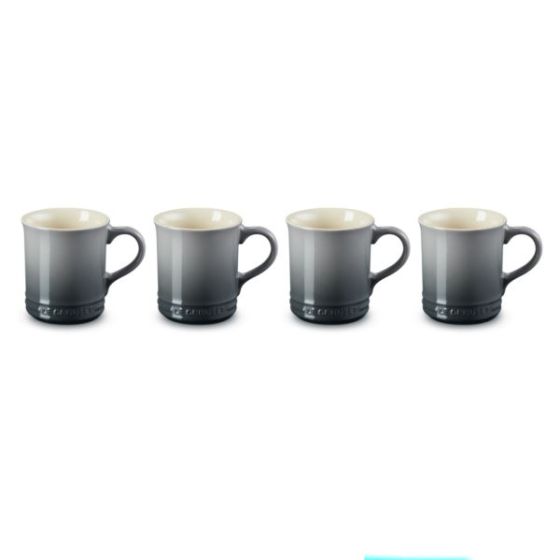 Set of 4 Vancouver Mugs Oyster