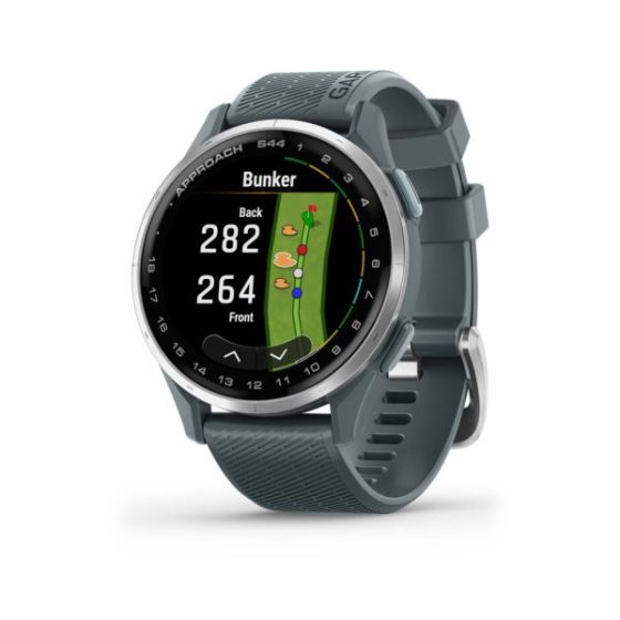Approach S44 Silver Aluminum Bezel/Twilight Silicone Band