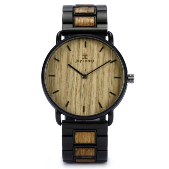 Owen  Olive Wood & Stainless Steel Wooden Watch