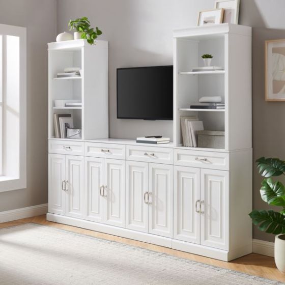 Stanton 3-Piece Sideboard And Storage Bookcase Set