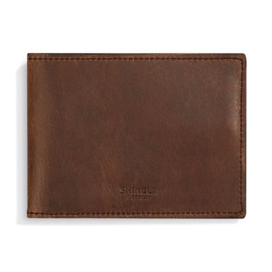 Slim Bifold Wallet Brown