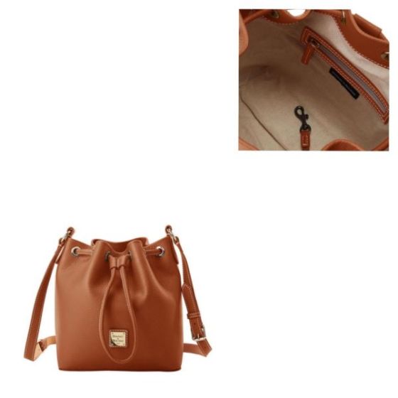 Lucca Leather Crossbody Drawstring