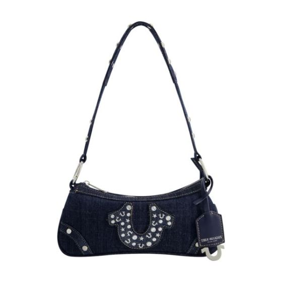 Studded Horseshoe Shoulder Bag Size 4.5 X 11''