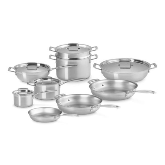 14pc Classic Stainless Steel Cookware Set