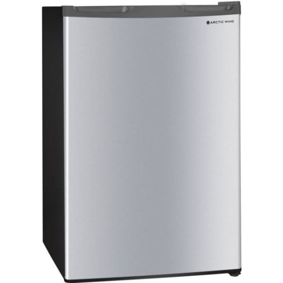 4.4-Cu. Ft. Energy Star Compact Refrigerator with Freezer Compartment in Silver