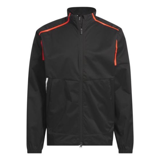 Adidas Core Provisional Full-Zip Rain Jacket - Black/M
