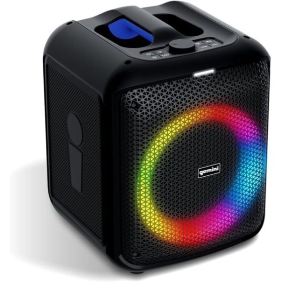 Portable Bluetooth Boombox with LED