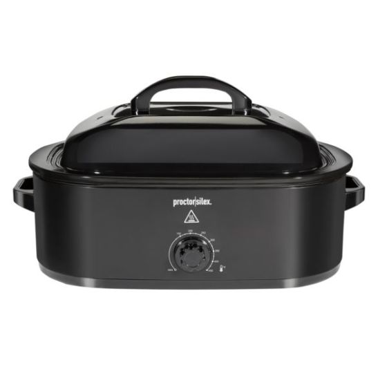 18qt Electric Roaster Oven Black