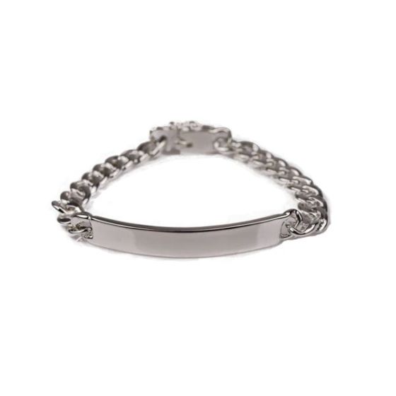 Men's Curb Link ID Bracelet