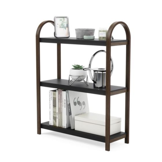 Bellwood Freestand Shelf 3 Tier Blk/Walnut