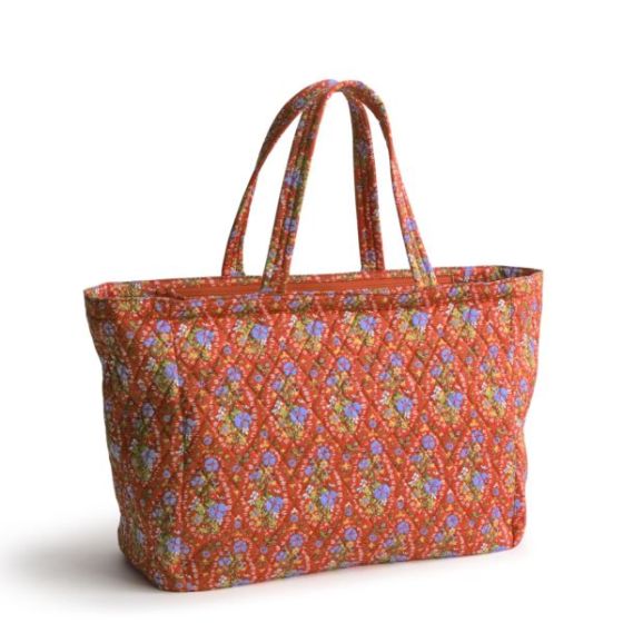 Knollton Travel Tote-Garden Paisley-Premium Cotton