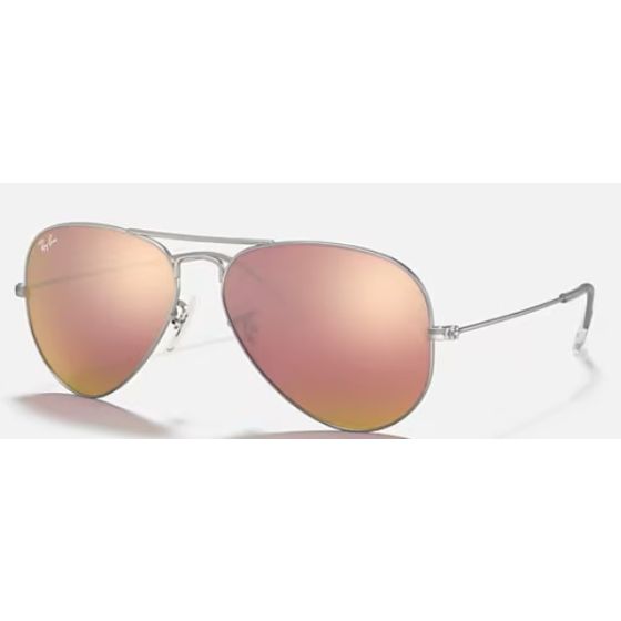 Ray-Ban Aviator Flash Uni Non-Polar Sunglasses Size 58