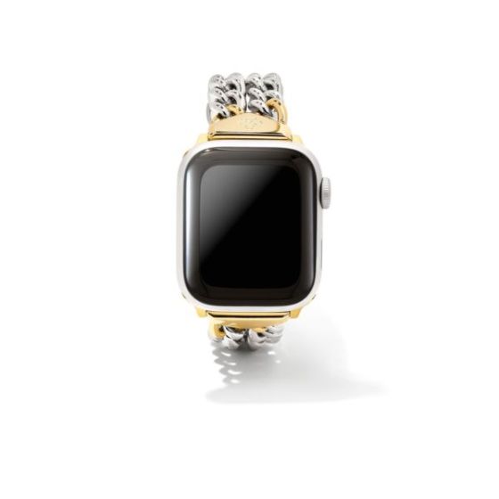 Whitley Two Tone Double Chain Watch Band