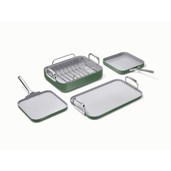 5pc Square Cookware Set Sage