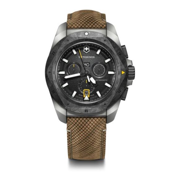 I.N.O.X. Chrono Titanium/Carbon, 43mm, Black Dial, Wood Strap Set