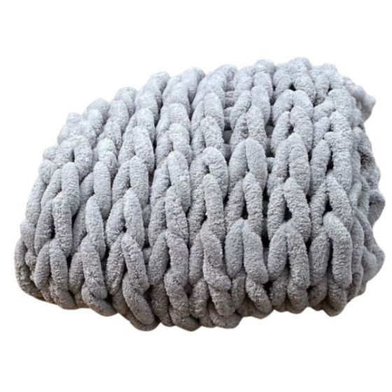 Infinite Chunky Knit Blanket Size 30