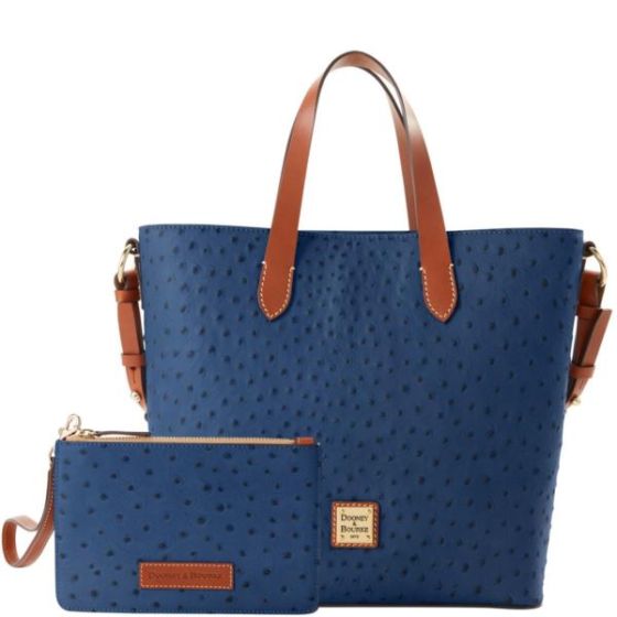 Ostrich Liliana with Pouch