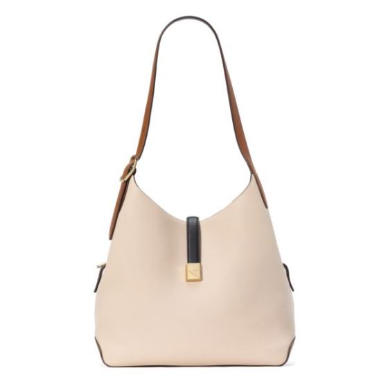 Deco Colorblocked Large Shoulder Bag - Milk Glass Multi