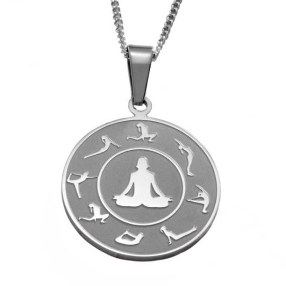 Joyful Sentiments Yoga Pendant Necklace