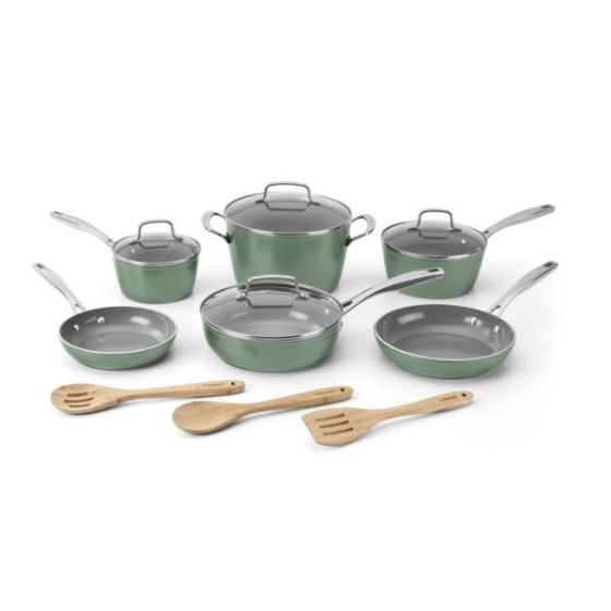13 Pc. GreenChef Ceramica XT Nonstick Cookware Set