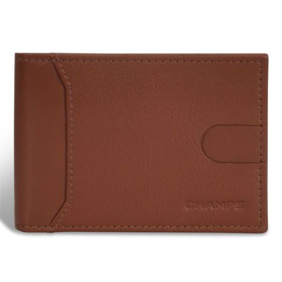 Onyx Leather Bi-Fold Clip Wallet Size 4.5