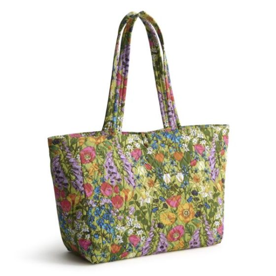 Small Hathaway Tote-Meadow Bouquet-Premium Cotton