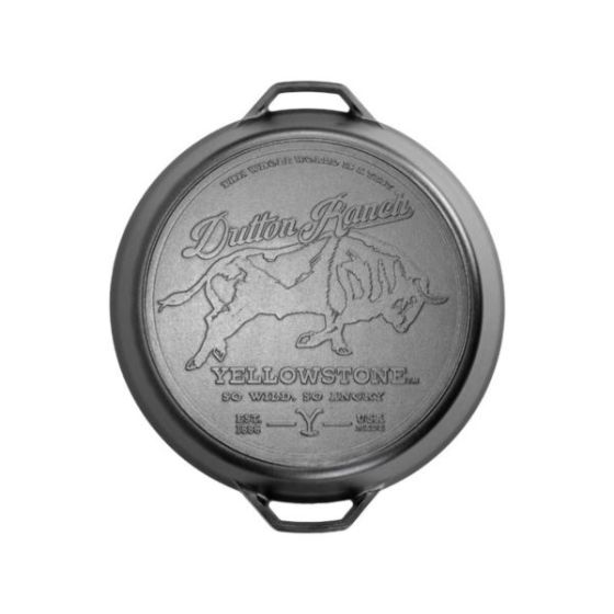 Lodge - Yellowstone 17 Inch Seasoned Cast Iron So Wild, So Angry