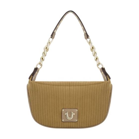 Corduroy Chain Hobo Bag Size 11.5 X 7''