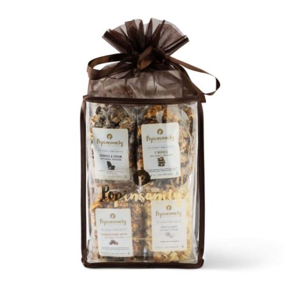 Popinsanity 8pk Popcorn Variety Gift Bag - 8 Flavors x 2