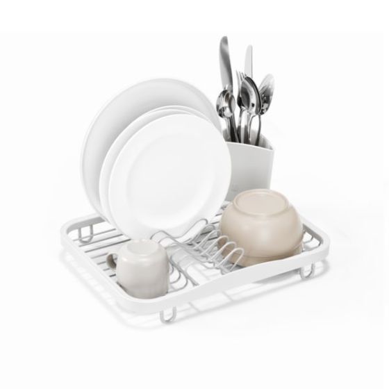 Sinkin Dish Rack  Wht/Nkl