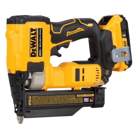 ATOMIC COMPACT SERIES 20V MAX Brushless Cordless 23 Ga. Pin Nailer Kit