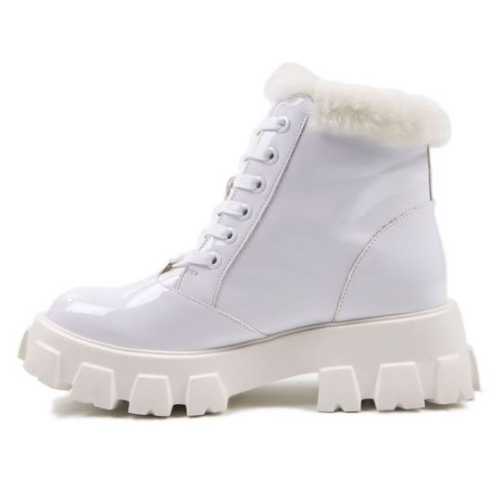 Womens Sadie Boot-White-9