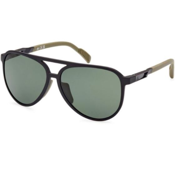 Unisex Aviator Sunglasses-Matte Black