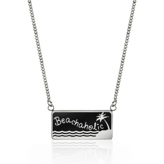 Joyful Sentiments Beachaholic Pendant Necklace
