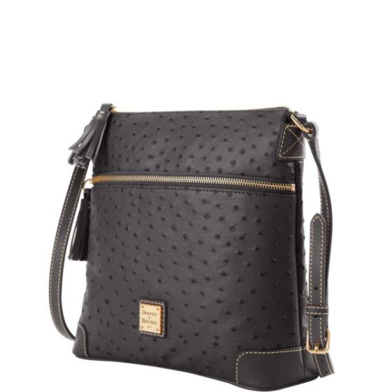 Ostrich Tassel Crossbody