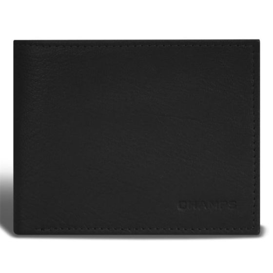 Onyx Leather Bi-Fold Wallet Size 4.25