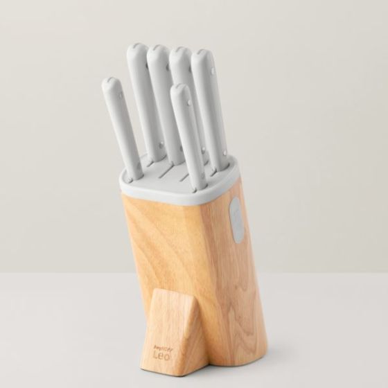 Leo Spirit 7pc Knife Block Set. Moonmist