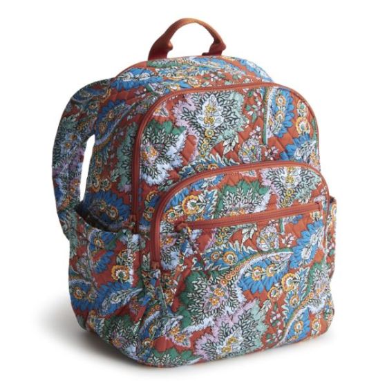 Bancroft Backpack - Flowers + Feathers - Cotton Gabardine
